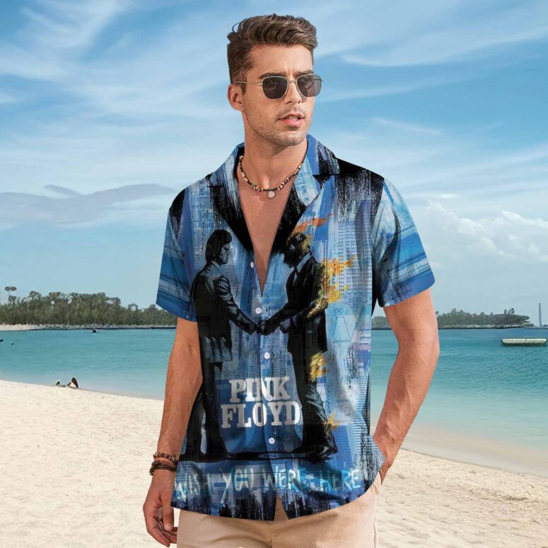 Wish You Were Here Trippy Pink Floyd Hawaiian Shirt