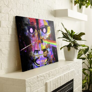 DSOTM x The Division Bell psychedelic art Pink Floyd Canvas