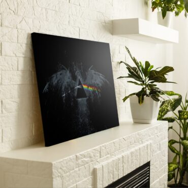 Dark Side Of The Moon Eagle Art Pink Floyd Canvas