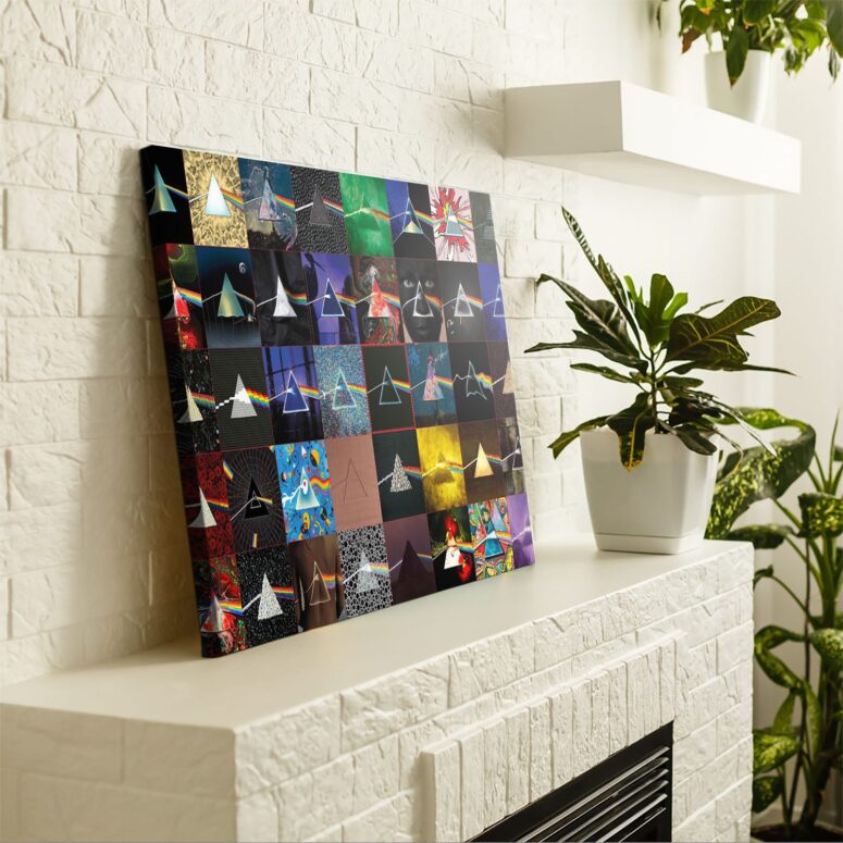 Dark Side of the Moon 40th Anniversary Pink floyd dark side Canvas Dark Side of the Moon 40th Anniversary Pink floyd dark side Canvas