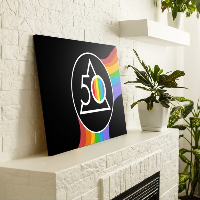 Pink Floyd And The Dark Side Of The Moon 50 Years Popoff Canvas Pink Floyd And The Dark Side Of The Moon 50 Years Popoff Canvas