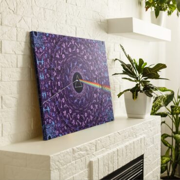 Pink Floyd Dark Side of the Moon Album Psychedelic Canvas