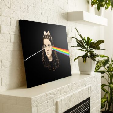 Pink Floyd Canvas - The Dark Side of the Rainbow Dorothy