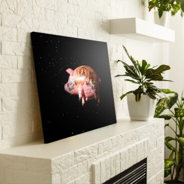 Pink Floyds Flying Pig Canvas