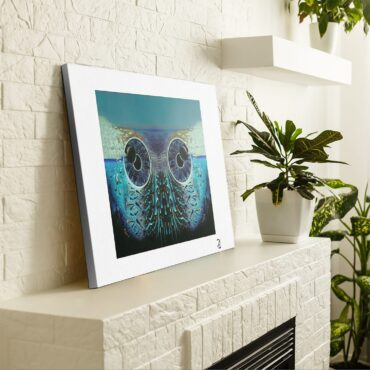 Pulse Owl Eyes Pink Floyd Canvas