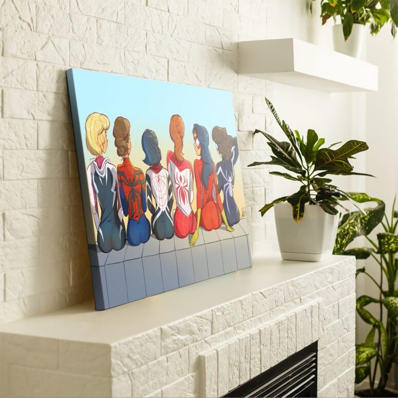 Spider Women Back Catalogue Pink Floyd Canvas Spider Women Back Catalogue Pink Floyd Canvas