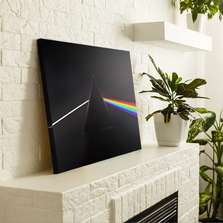 The Dark Side of the Moon Illustrator Pink Floyd Canvas The Dark Side of the Moon Illustrator Pink Floyd Canvas