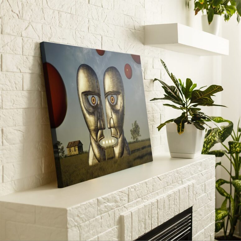 The Division Bell Fan Art Pink Floyd Canvas The Division Bell Fan Art Pink Floyd Canvas