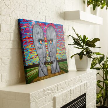 The Division Bell Painting Art Pink Floyd Canvas The Division Bell Painting Art Pink Floyd Canvas