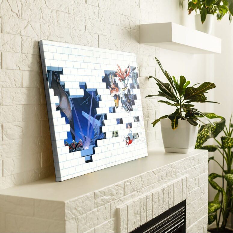 The Wall Album Cover Pink Floyd Canvas The Wall Album Cover Pink Floyd Canvas