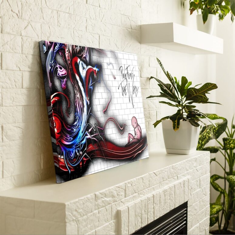 The Wall Fan Art Pink Floyd Canvas The Wall Fan Art Pink Floyd Canvas
