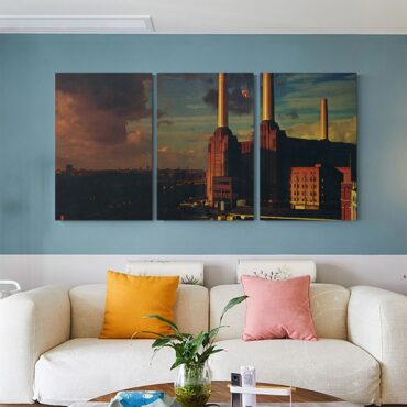 Animals Album Cover Flying Pig Battersea Power Station Canvas Animals Album Cover Flying Pig Battersea Power Station Canvas