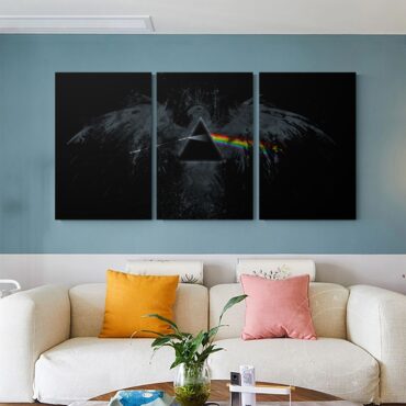 Dark Side Of The Moon Eagle Art Pink Floyd Canvas Dark Side Of The Moon Eagle Art Pink Floyd Canvas