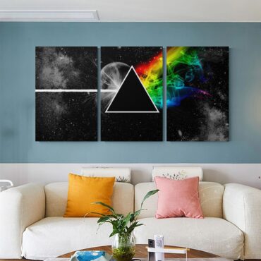 Dark Side Of the Moon in Space Pink Floyd Canvas