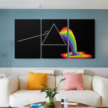 Dark Side The Moon Shot Pink Floyd Canvas