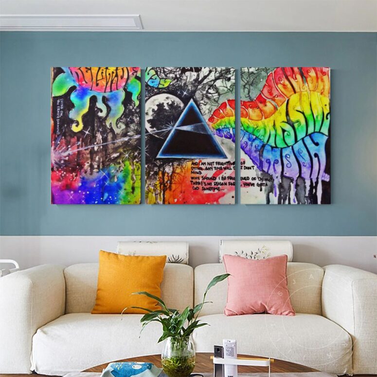 Ill see you on the Dark Side of the Moon Pink Floyd Canvas Ill see you on the Dark Side of the Moon Pink Floyd Canvas