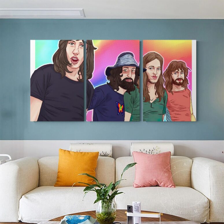 Pink Floyd Band Digital Art Canvas Pink Floyd Band Digital Art Canvas