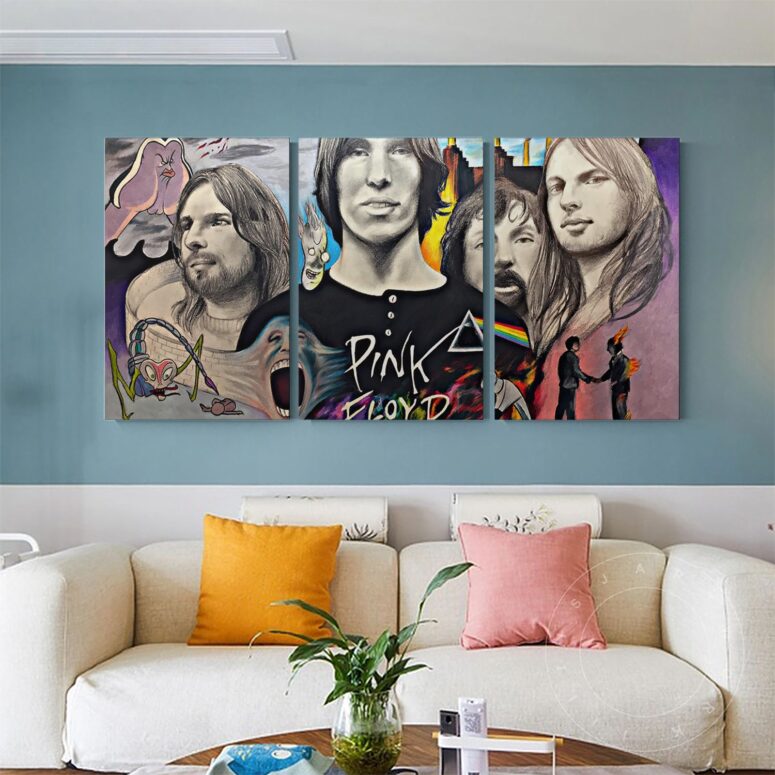 Pink Floyd Drawing Fan Art Canvas Pink Floyd Drawing Fan Art Canvas