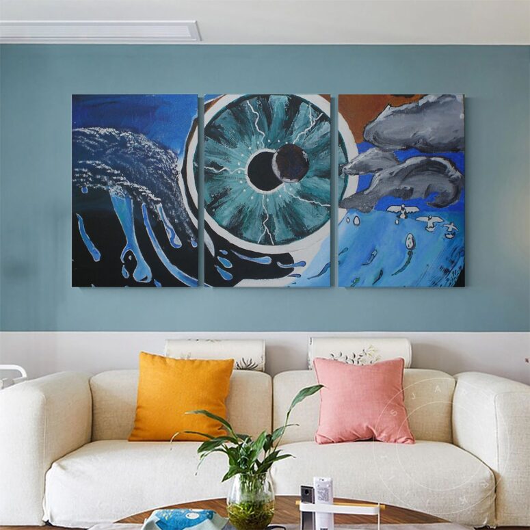 Pulse Hand Drawing Art Pink Floyd Canvas