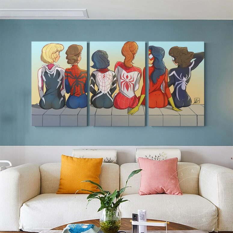 Spider Women Back Catalogue Pink Floyd Canvas Spider Women Back Catalogue Pink Floyd Canvas