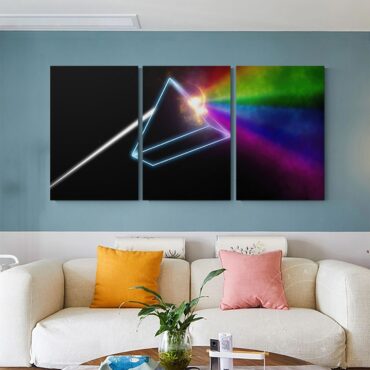 The Dark Side Of The Moon Art Pink Floyd Canvas