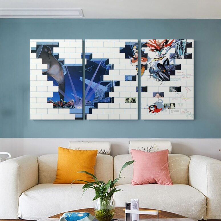 The Wall Album Cover Pink Floyd Canvas The Wall Album Cover Pink Floyd Canvas