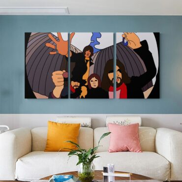Pink Floyd Fish Eye Lense Canvas