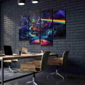 Left2d Backpack Golden Dark Side Of The Moon - OtherBrick