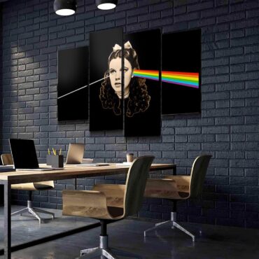 Pink Floyd Canvas - The Dark Side of the Rainbow Dorothy Pink Floyd Canvas - The Dark Side of the Rainbow Dorothy