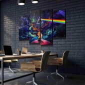 Left2d Backpack Golden Dark Side Of The Moon - OtherBrick