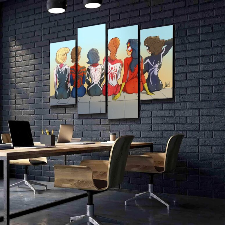 Spider Women Back Catalogue Pink Floyd Canvas Spider Women Back Catalogue Pink Floyd Canvas