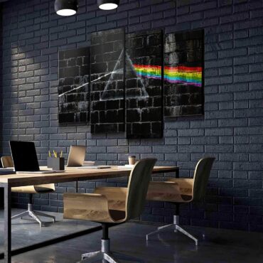 The Dark Side Of The Moon In The Wall Art Pink Floyd Canvas The Dark Side Of The Moon In The Wall Art Pink Floyd Canvas