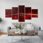 Left2d Backpack Golden Dark Side Of The Moon - OtherBrick