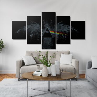 Dark Side Of The Moon Eagle Art Pink Floyd Canvas