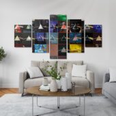 Left2d Backpack Golden Dark Side Of The Moon - OtherBrick