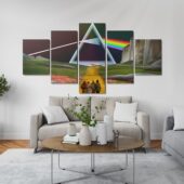 Left2d Backpack Golden Dark Side Of The Moon - OtherBrick