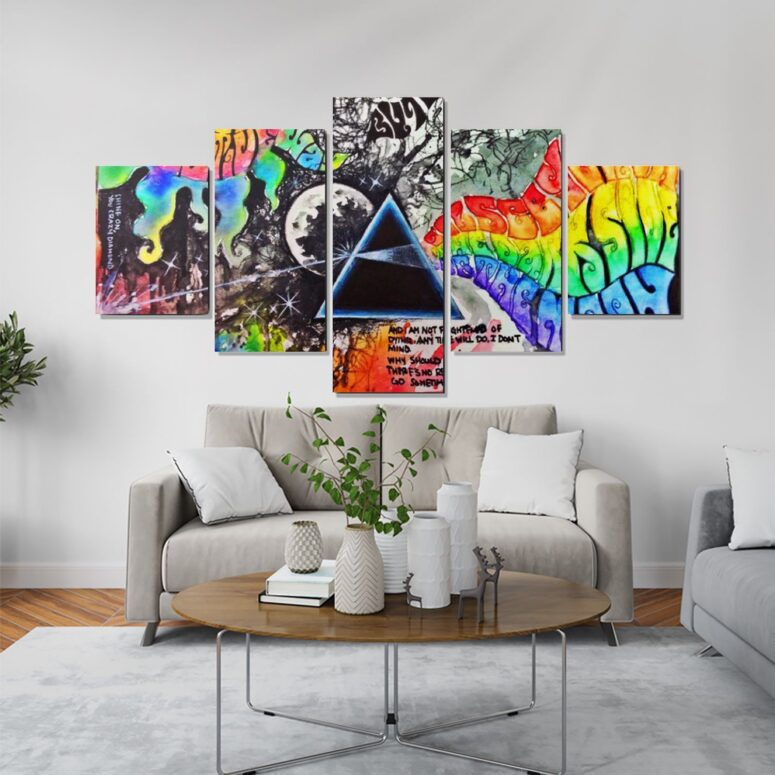 Ill see you on the Dark Side of the Moon Pink Floyd Canvas Ill see you on the Dark Side of the Moon Pink Floyd Canvas
