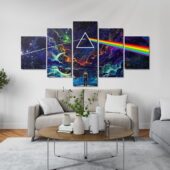 Left2d Backpack Golden Dark Side Of The Moon - OtherBrick