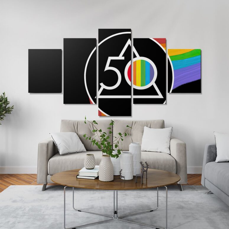 Pink Floyd And The Dark Side Of The Moon 50 Years Popoff Canvas Pink Floyd And The Dark Side Of The Moon 50 Years Popoff Canvas