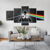 Left2d Backpack Golden Dark Side Of The Moon - OtherBrick