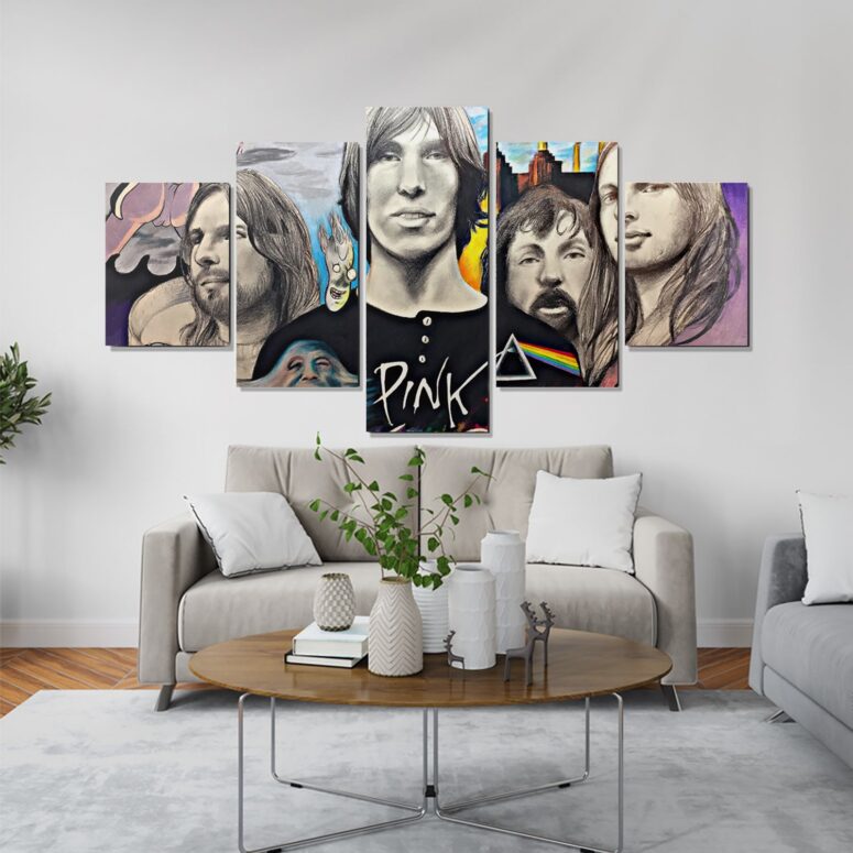 Pink Floyd Drawing Fan Art Canvas Pink Floyd Drawing Fan Art Canvas