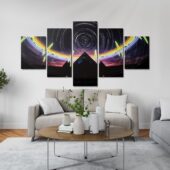 Left2d Backpack Golden Dark Side Of The Moon - OtherBrick
