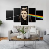Left2d Backpack Golden Dark Side Of The Moon - OtherBrick