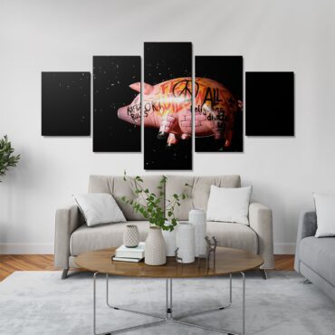 Pink Floyds Flying Pig Canvas Pink Floyds Flying Pig Canvas
