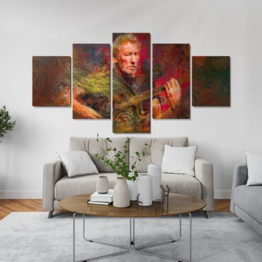 Roger Waters Digital Painting Pink Floyd Canvas