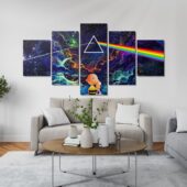 Left2d Backpack Golden Dark Side Of The Moon - OtherBrick