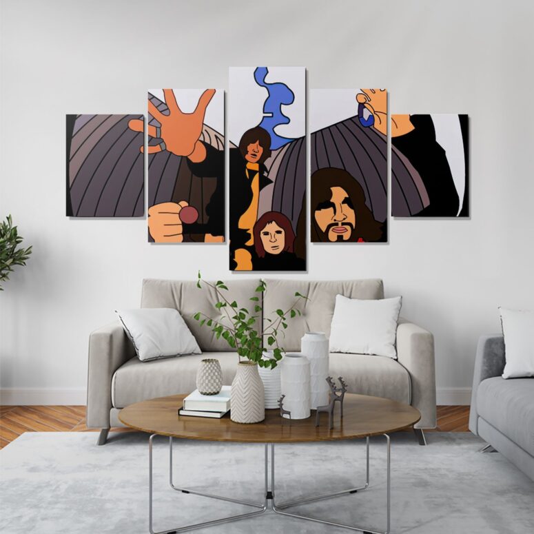 Pink Floyd Fish Eye Lense Canvas