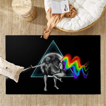 Adam Eva Dark Side Of The Moon Pink Floyd Rug Adam Eva Dark Side Of The Moon Pink Floyd Rug