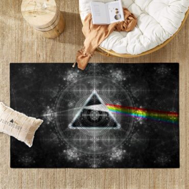Dark Side Of The Moon Psychedelic Art Pink Floyd Rug Dark Side Of The Moon Psychedelic Art Pink Floyd Rug