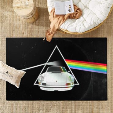 Dark Side Of The Porsche Pink Floyd Rug